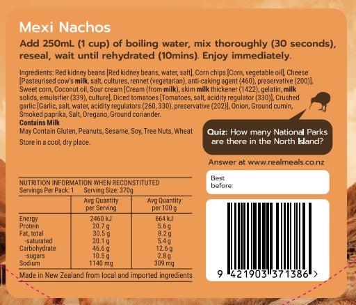 Real Meals - Mexi Nachos