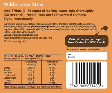 Real Meals - Wilderness Stew