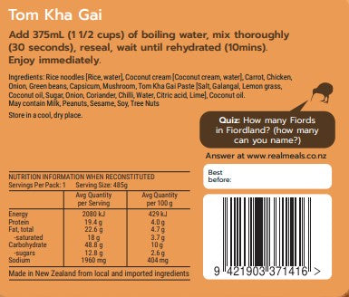 Real Meals - Tom Kha Gai