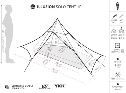 Liteway Illusion 1 Person Tent