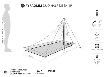 Liteway Pyramid 1 Person Mesh