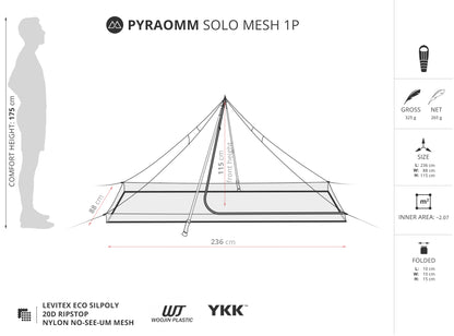 Liteway Pyramid 1 Person Mesh