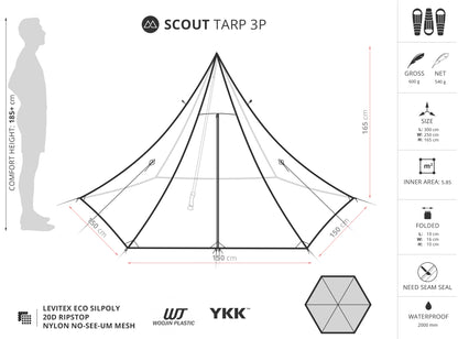 Liteway Scout 3 Person Tarp