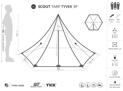 Liteway Tyvek Scout Tarp 3 Person
